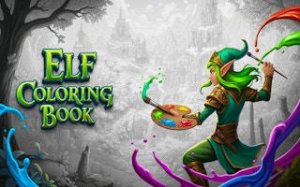 Fantasy Coloring Pages: Relaxing Art Studio