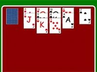 Aces Up Solitaire Card Puzzle