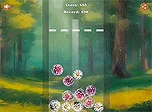 Merge Flowers Puzzle Game
