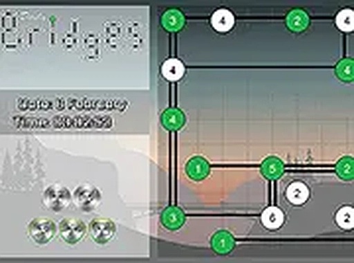 Daily Bridges Logic Puzzle