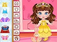 Toddie Princess Look Dress Up Game