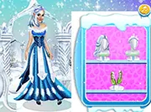 Winter Snow Fairy Dress Up Game