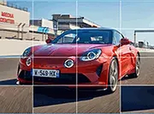 Alpine A110 S Slide Puzzle