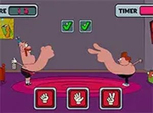 Belly Rock Paper Arcade Game