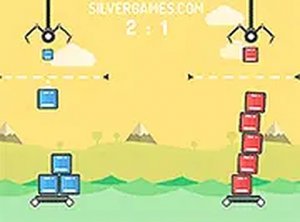 Precision Block Stacker: Two Player Puzzle