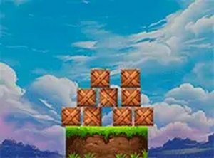 Colorful Block Tower Stacking Puzzle