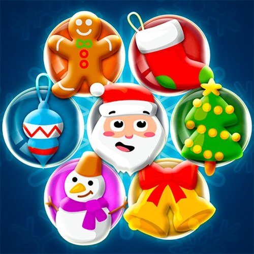Festive Bubble Match Game